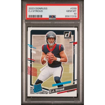 Graded 2023 Panini Donruss CJ Stroud #339 Rookie RC PSA 10 Gem Mint