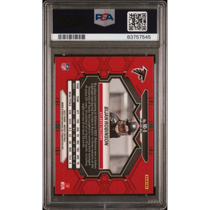 Graded 2023 Panini Mosaic Bijan Robinson #ND9 Silver Rookie RC Football Card PSA 10 Gem Mint | PSA 10 Gem Mint Graded Rookie Card | vintageantiquesgifts.com