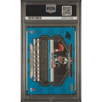 PSA Graded Bryce Young 2023 Mosaic NFL Debut Rookie Card football trading card