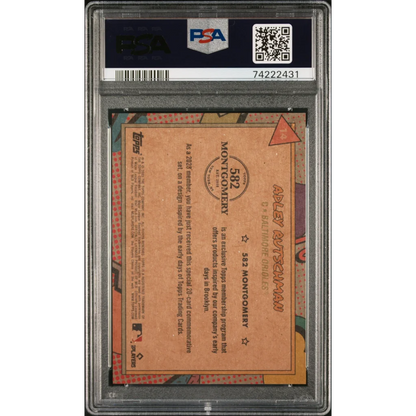 Graded PSA 10 Gem Mint 2023 Topps Adley Rutschman #582 Rookie RC Card