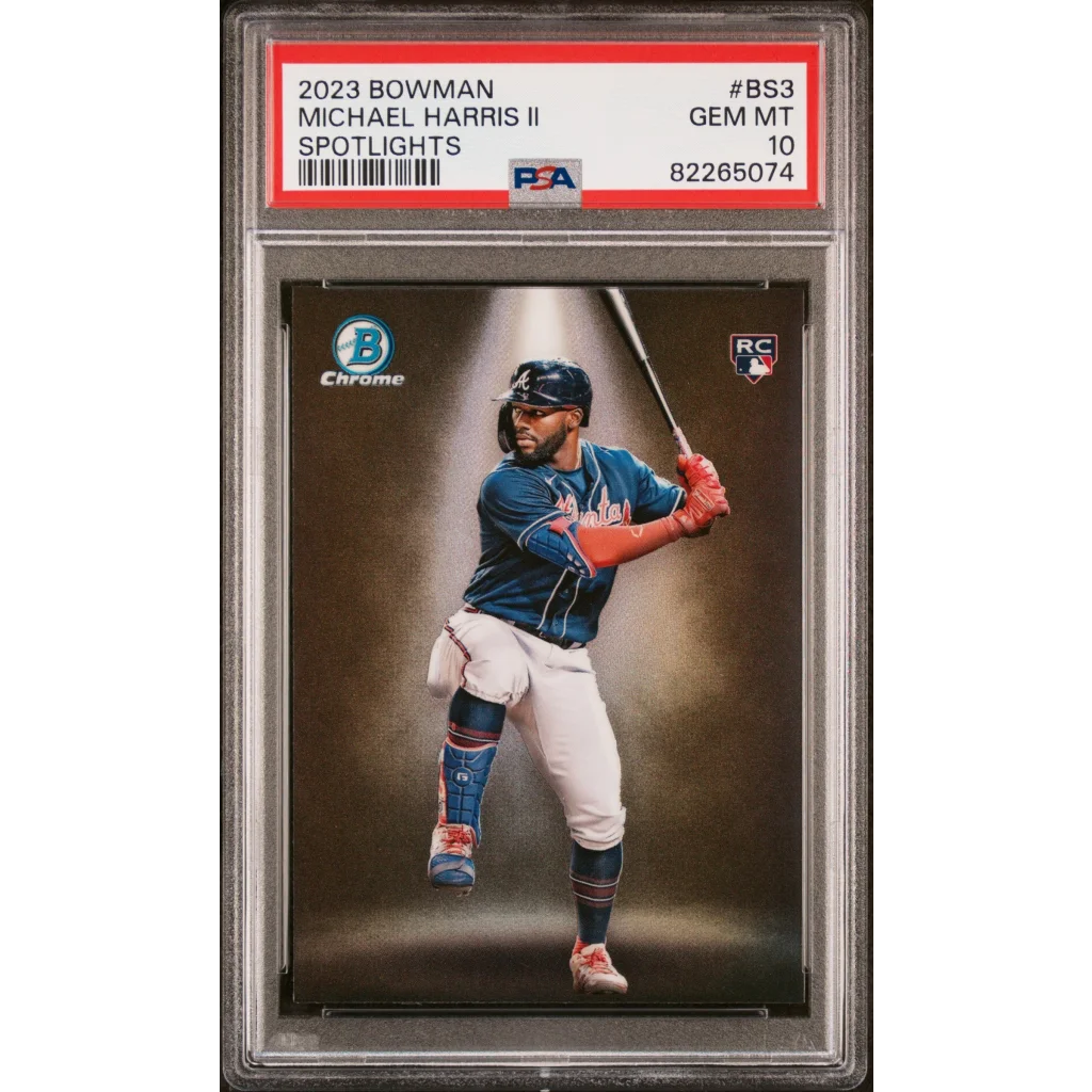 PSA Graded Harris II Bowman Chrome Baseball Card – Vintage and