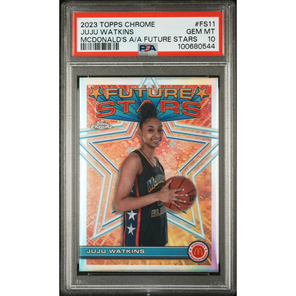 Gem Mint Juju Watkins basketball card graded by Professional Sports Authenticator for top collectors