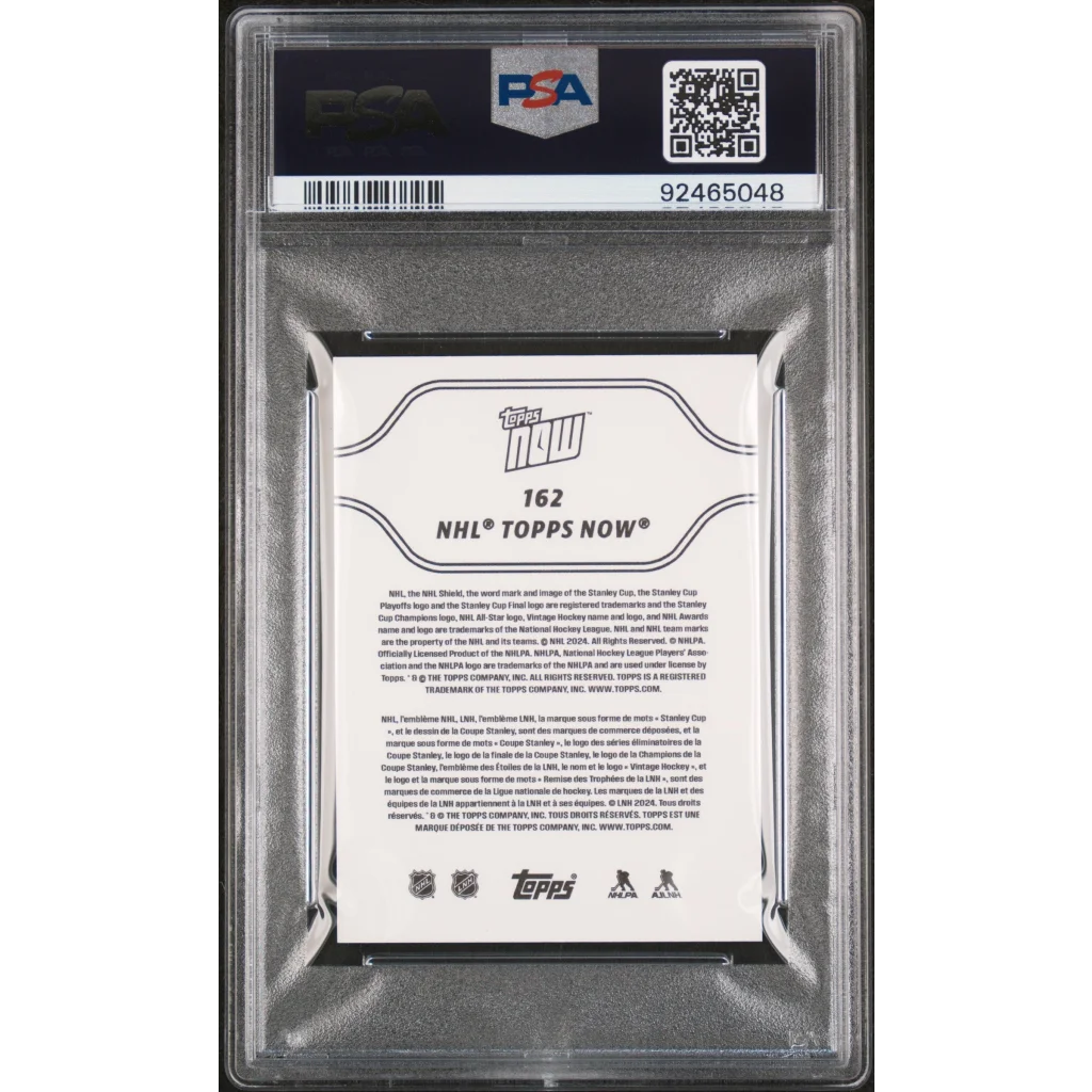Graded PSA 10 2023 Topps Now Ivan Fedotov #162 Rookie Hockey Card