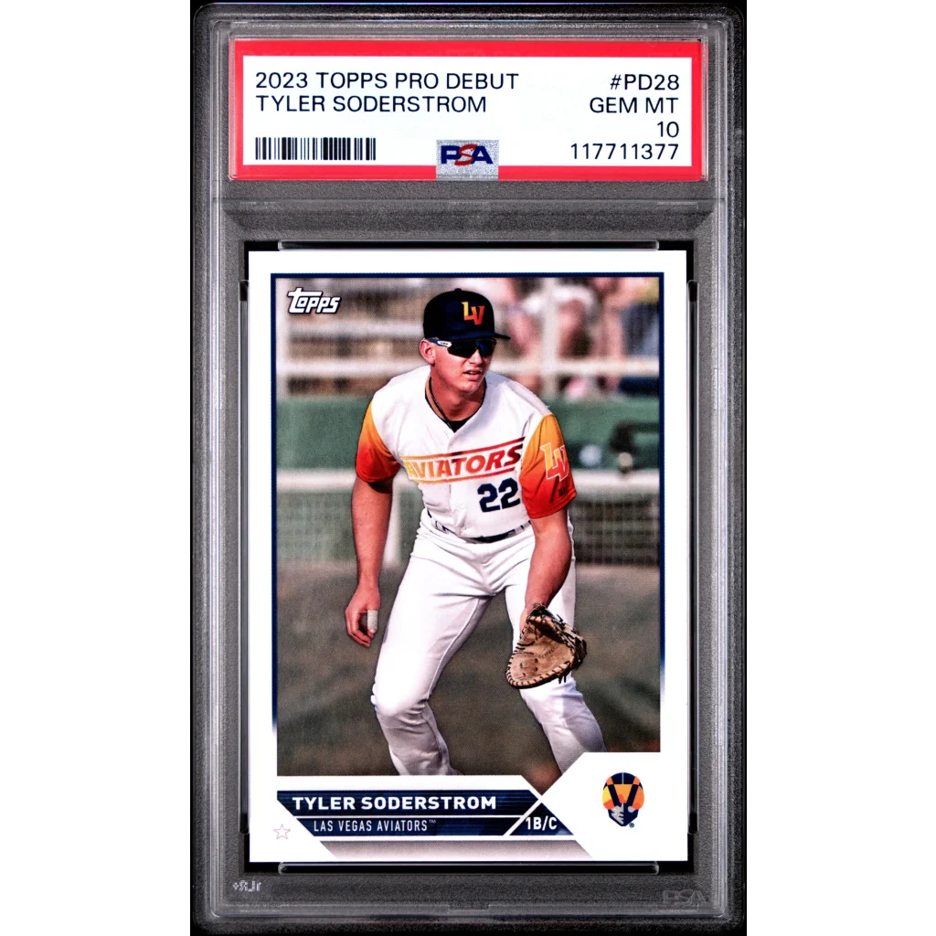 PSA 10 Graded 2023 Topps Pro Debut Tyler Soderstrom #PD28 Rookie Card