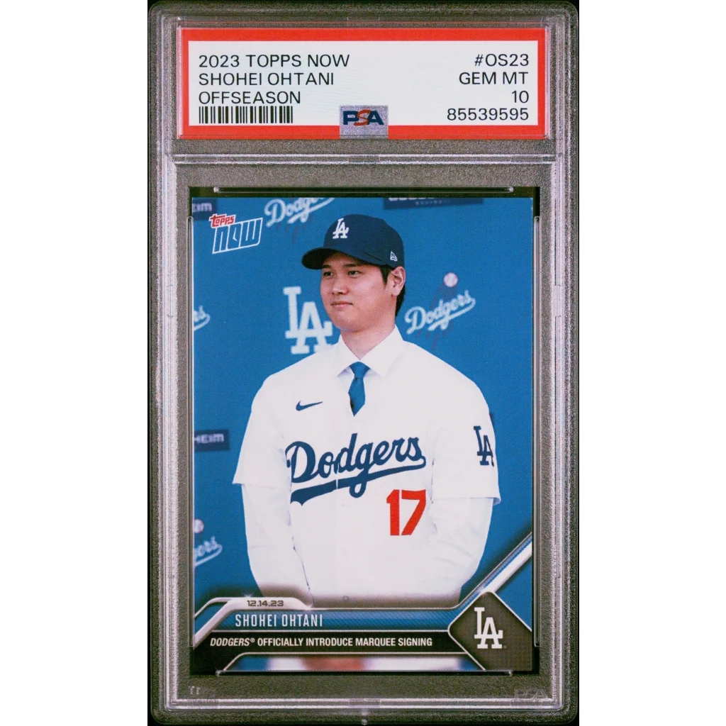 Graded 2023 Topps Now Shohei Ohtani #OS23 PSA 10 Gem Mint Card in Case