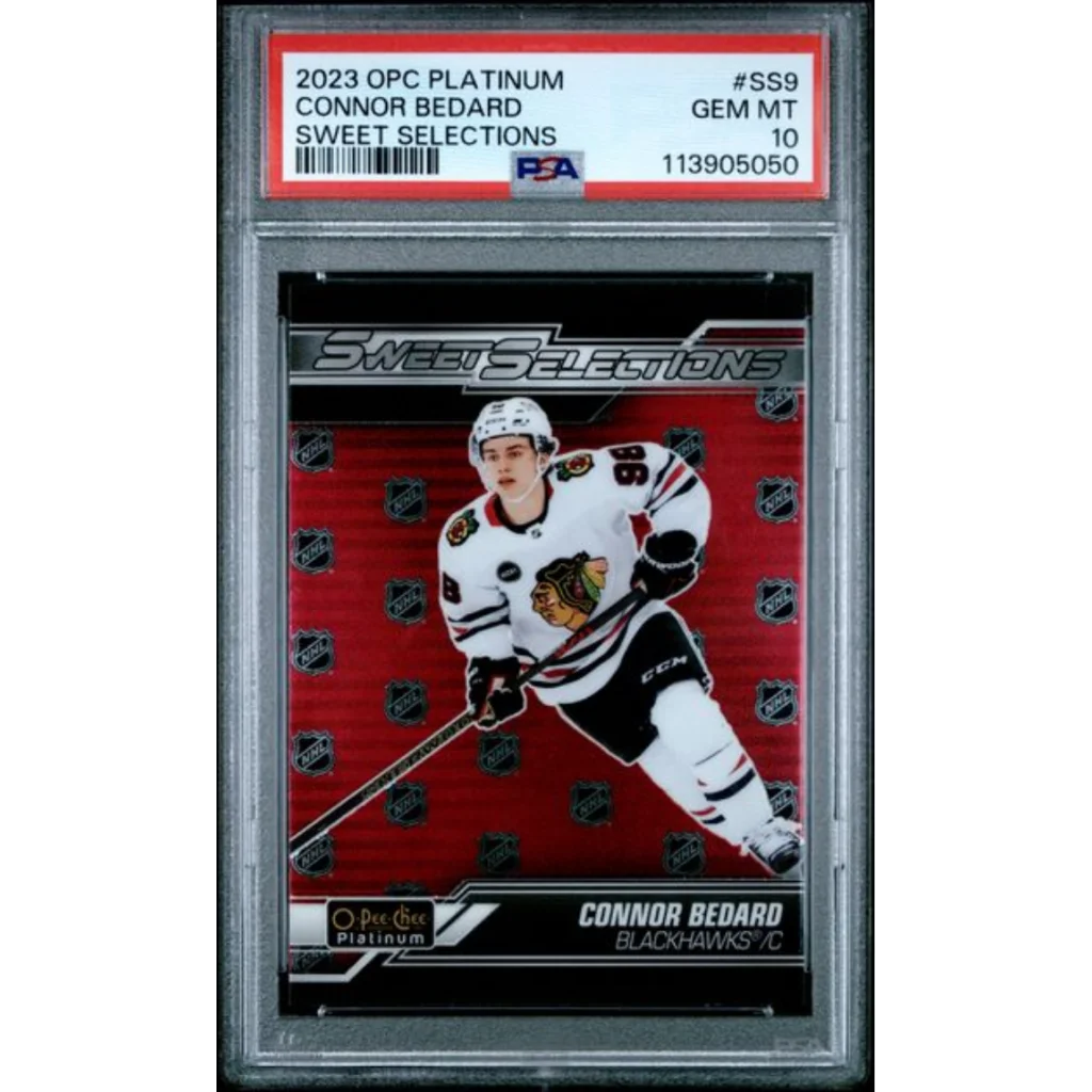 2023 O-Pee-Chee Platinum Connor Bedard #SS9 PSA Gem Mint 10 card