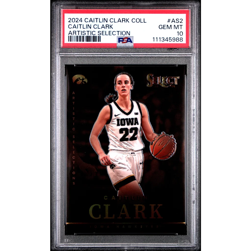 Graded 2024 Panini Caitlin Clark Collection Caitlin Clark #AS2 Artistic Selection Rookie RC Basketball Card PSA 10 Gem Mint | Hall of Fame Sports Memorabilia | vintageantiquesgifts.com