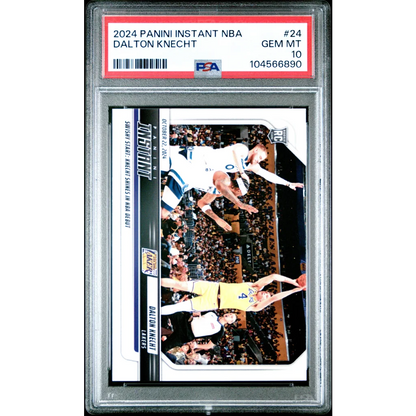 Graded 2024 Panini Instant NBA Dalton Knecht #24 Rookie RC Basketball Card PSA 10 Gem Mint | Hall of Fame Sports Memorabilia | vintageantiquesgifts.com