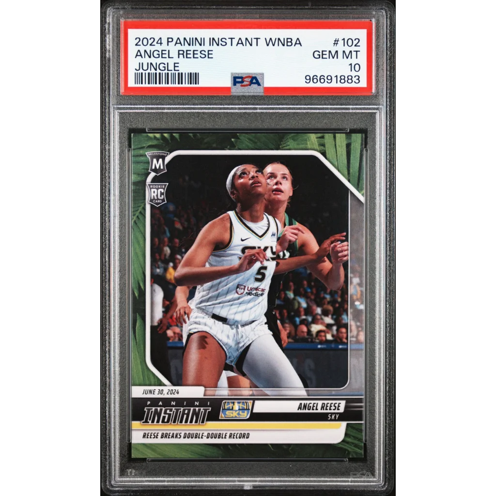 Graded 2024 Panini Instant WNBA Angel Reese #102 Jungle #/25 Rookie RC Basketball Card PSA 10 Gem Mint | Hall of Fame Sports Memorabilia | vintageantiquesgifts.com