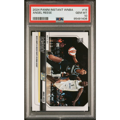 Graded 2024 Panini Instant WNBA Angel Reese #14 Rookie RC Basketball Card PSA 10 Gem Mint | Hall of Fame Sports Memorabilia | vintageantiquesgifts.com