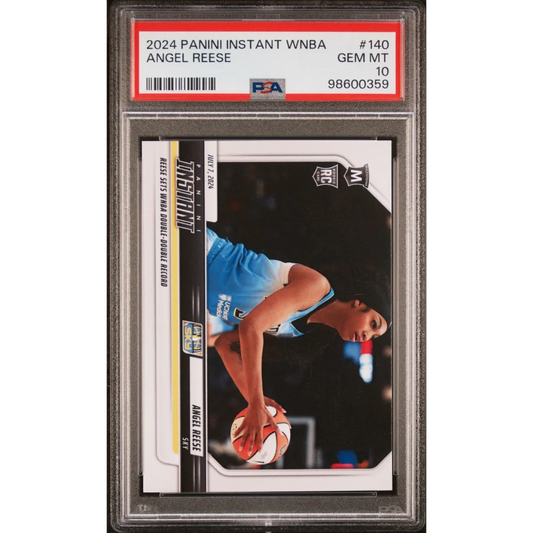 Graded 2024 Panini Instant WNBA Angel Reese #140 Rookie RC Basketball Card PSA 10 Gem Mint | Hall of Fame Sports Memorabilia | vintageantiquesgifts.com
