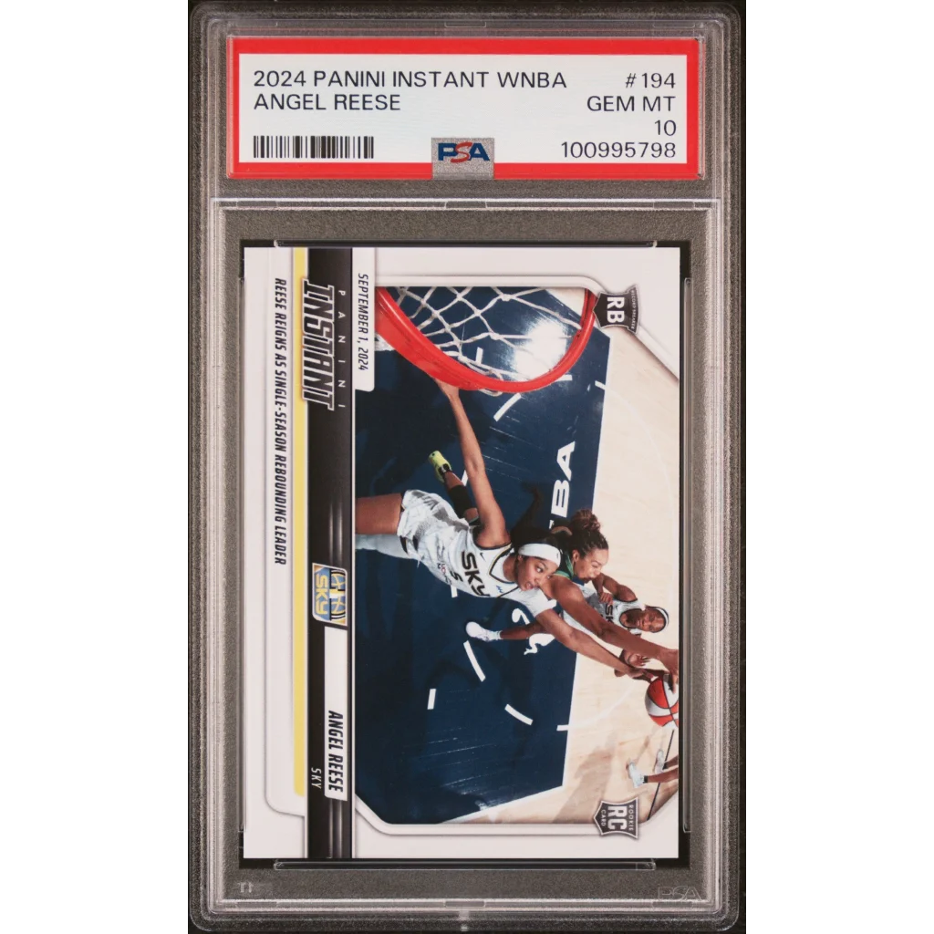 Graded PSA 10 2024 Panini Instant WNBA Angel Reese #194 Rookie Card