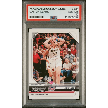 PSA graded Caitlin Clark rookie card by Professional Sports Authenticator, sports authenticator