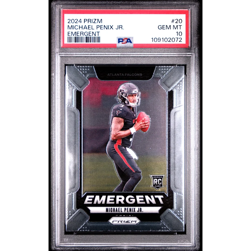 Graded 2024 Panini Prizm Michael Penix Jr Rookie PSA 10 Gem Mint
