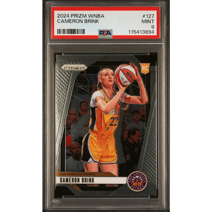 Graded PSA 9 2024 Panini Prizm WNBA Cameron Brink #127 Rookie Card