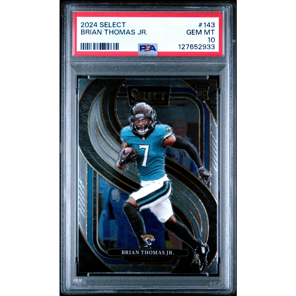 Graded 2024 Panini Select Brian Thomas Jr. #143 RC PSA 10 Gem Mint