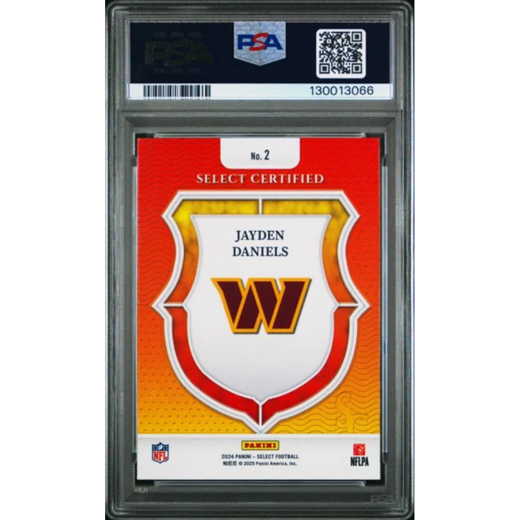 Graded PSA 10 2024 Panini Select Jayden Daniels Rookie RC Card