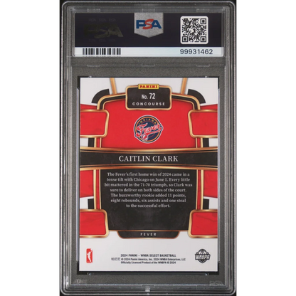 Graded 2024 Panini Select WNBA Caitlin Clark #72 Rookie RC Basketball Card PSA 10 Gem Mint | PSA 10 Gem Mint Graded Rookie Card | vintageantiquesgifts.com