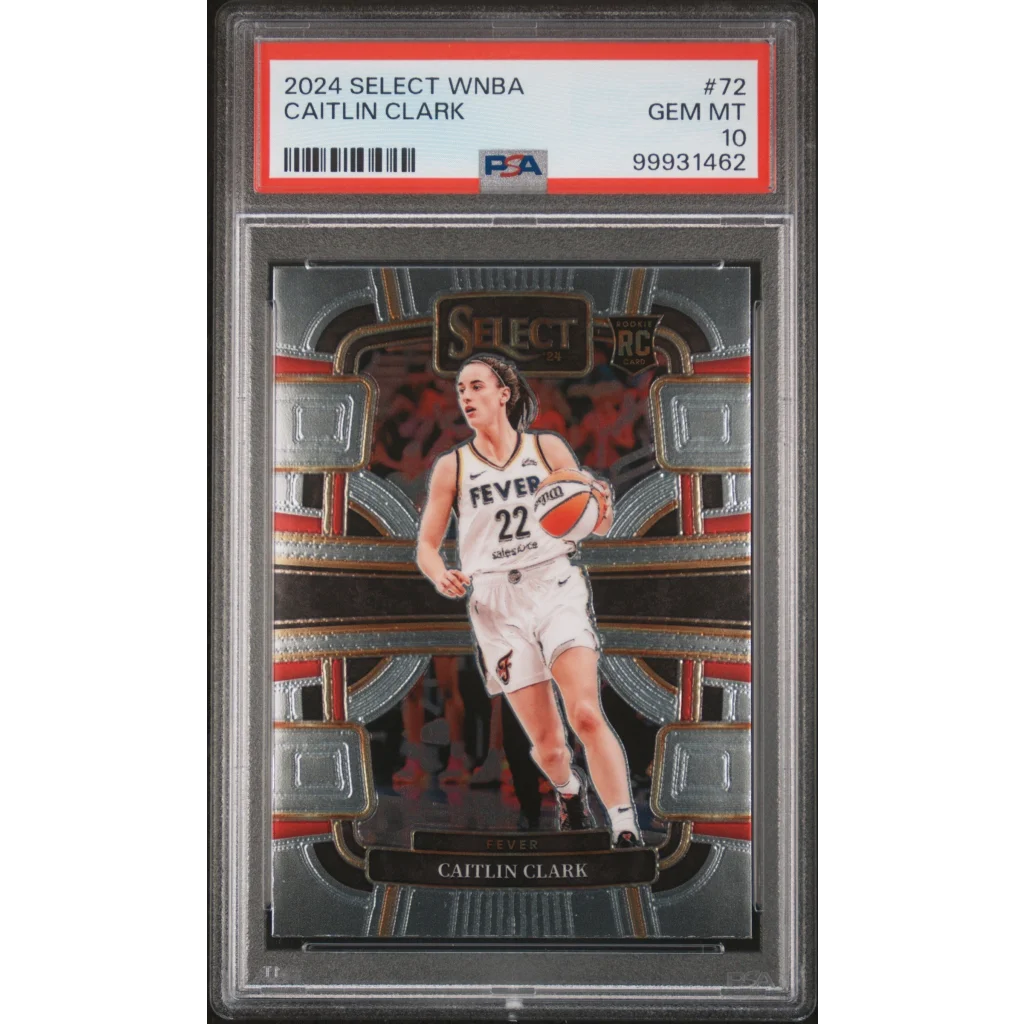 Graded 2024 Panini Select WNBA Caitlin Clark #72 Rookie RC Basketball Card PSA 10 Gem Mint | Hall of Fame Sports Memorabilia | vintageantiquesgifts.com