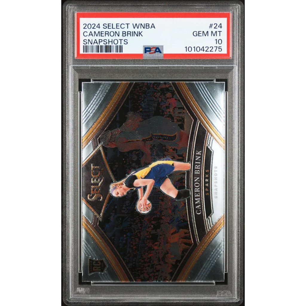 Graded 2024 Panini Select WNBA Cameron Brink #24 Snapshots Rookie RC Basketball Card PSA 10 Gem Mint | Hall of Fame Sports Memorabilia | vintageantiquesgifts.com
