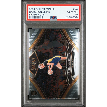 Graded 2024 Panini Select WNBA Cameron Brink #24 Snapshots Rookie RC Basketball Card PSA 10 Gem Mint | Hall of Fame Sports Memorabilia | vintageantiquesgifts.com