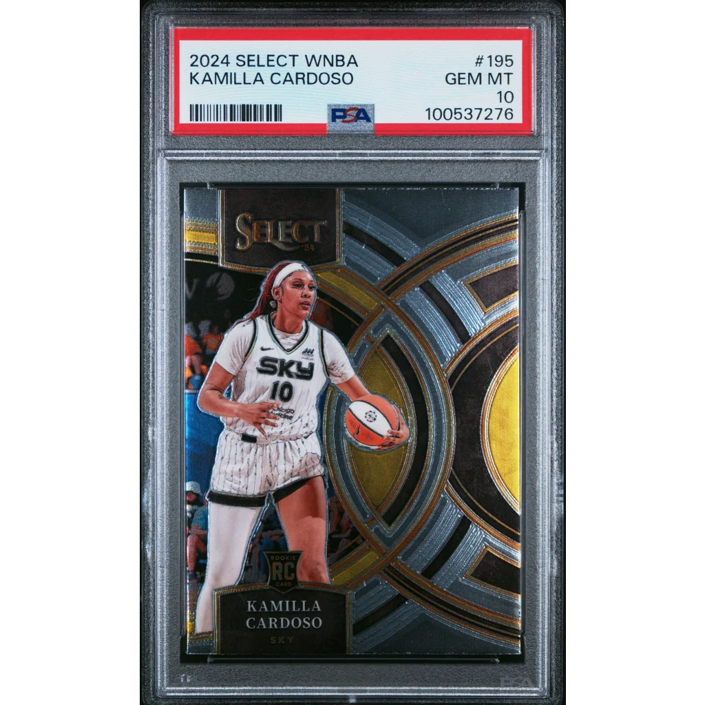 Graded 2024 Panini Select WNBA Kamilla Cardoso #195 Rookie RC Basketball Card PSA 10 Gem Mint | Hall of Fame Sports Memorabilia | vintageantiquesgifts.com