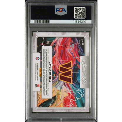 Graded PSA 10 2024 Panini Zenith Jayden Daniels RC Football Card