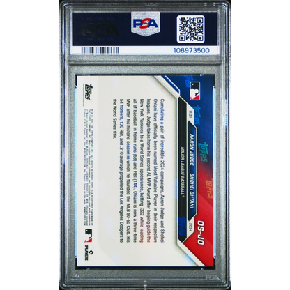 1987 Topps PSA Graded 5.2 Sports Card Judge Ohtani Collectible