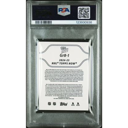 Graded 2024 Topps Now Alex Ovechkin #1 The GR8 Chase Sticker Hockey Card PSA 10 Gem Mint