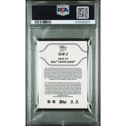 Graded 2024 Topps Now Alex Ovechkin #2 The GR8 Chase Sticker Hockey Card PSA 9 Mint