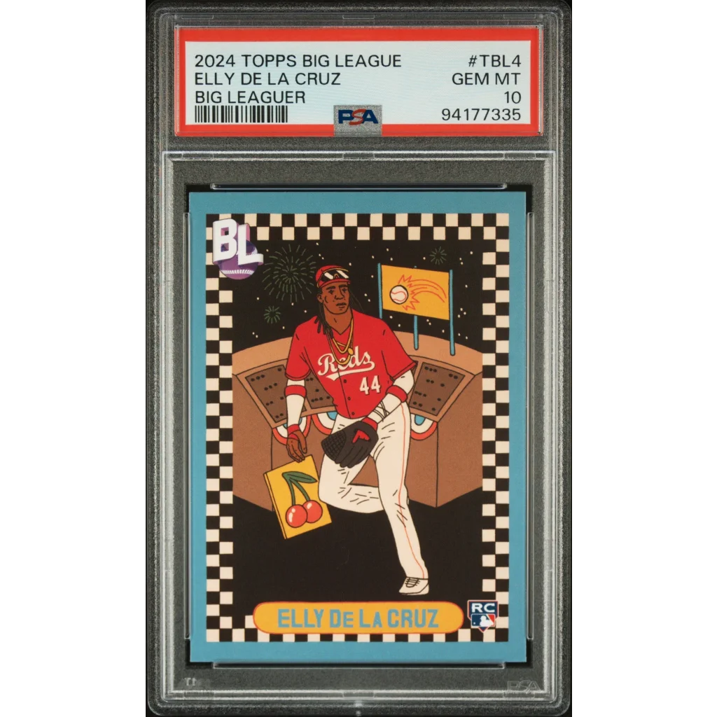 Graded 2024 Topps Big League Elly De La Cruz #TBL4 Big Leaguer Rookie RC Baseball Card PSA 10 Gem Mint | Hall of Fame Sports Memorabilia | vintageantiquesgifts.com