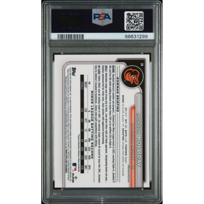 Graded 2024 Topps Bowman Chrome Jackson Holliday 26 Rookie RC Baseball Card PSA 10 Gem Mint | PSA 10 Gem Mint Graded Rookie Card | vintageantiquesgifts.com