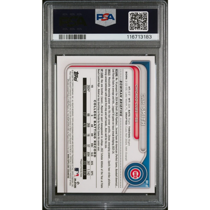 Graded 2024 Topps Bowman Draft Cam Smith PSA 10 Rookie Card