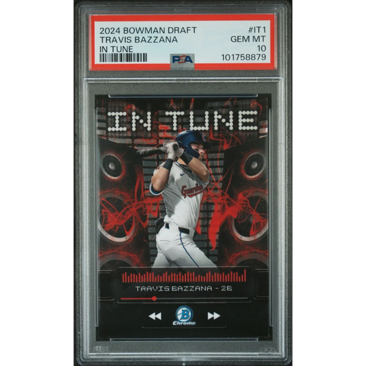 PSA 10 Graded 2024 Bowman Draft Travis Bazzana #IT1 Rookie Card