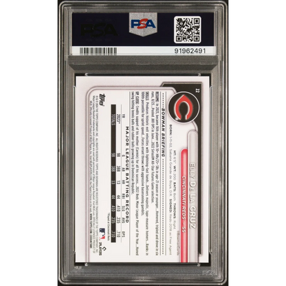 Graded PSA 10 Elly De La Cruz Rookie Card Gem Mint collectible card