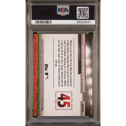 PSA 10 Graded 2024 Topps Bowman Sebastian Walcott Rookie Card
