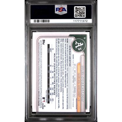 Graded 2024 Topps Bowman Tyler Soderstrom #15 Rookie RC Baseball Card PSA 10 Gem Mint | PSA 10 Gem Mint Graded Rookie Card | vintageantiquesgifts.com