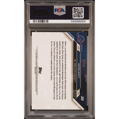PSA 10 Graded 2024 Topps Bowman U Now Ashton Jeanty #20 Rookie RC Card