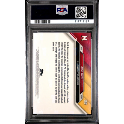 Graded 2024 Topps Bowman U Now Derik Queen #98 Blue /49 Rookie RC Basketball Card PSA 10 Gem Mint