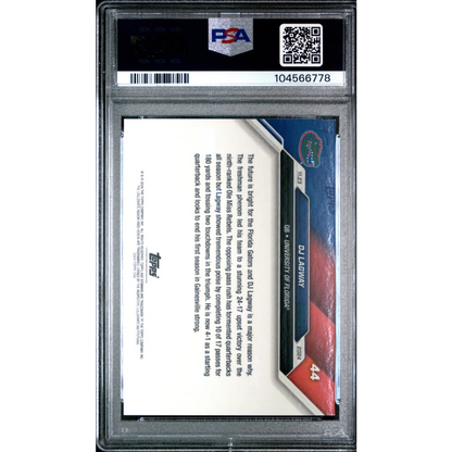 PSA Graded 2024 Bowman U Now DJ Lagway Football Card in protective slab