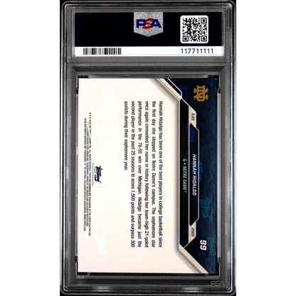 Graded 2024 Topps Bowman U Now Hannah Hidalgo #99 Blue March Madness /49 Rookie RC Basketball Card PSA 10 Gem Mint | PSA 10 Gem Mint Graded Rookie Card | vintageantiquesgifts.com
