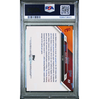 Graded PSA 10 2024 Topps Bowman U Now JuJu Watkins #22 Rookie Card
