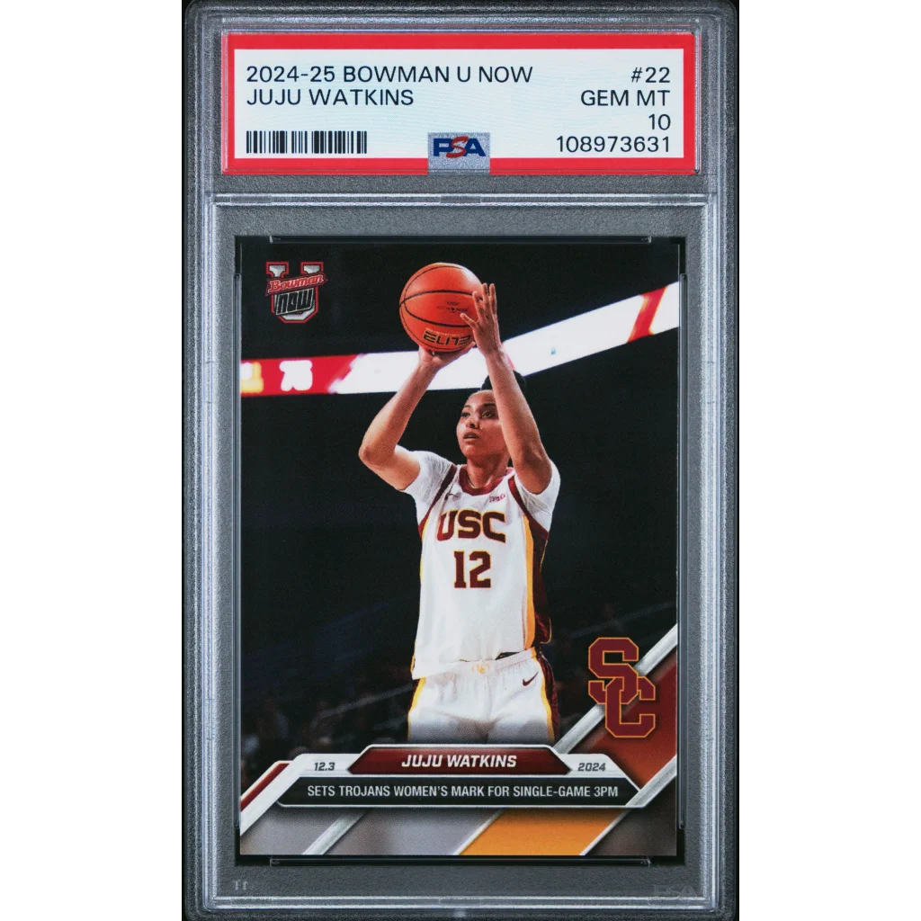 PSA 10 Graded 2024 Bowman U Now JuJu Watkins #22 Rookie Card