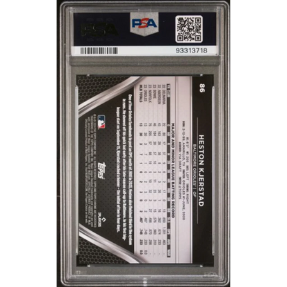 Graded 2024 Topps Chrome Black Heston Kjerstad 86 Green Wave 99 Rookie RC Baseball Card PSA 10 Gem Mint | PSA 10 Gem Mint Graded Rookie Card | vintageantiquesgifts.com