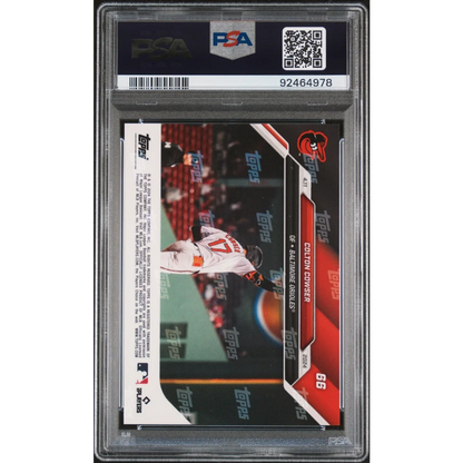 Graded 2024 Topps Now Colton Cowser #66 Rookie RC Baseball Card PSA 10 Gem Mint | PSA 10 Gem Mint Graded Rookie Card | vintageantiquesgifts.com