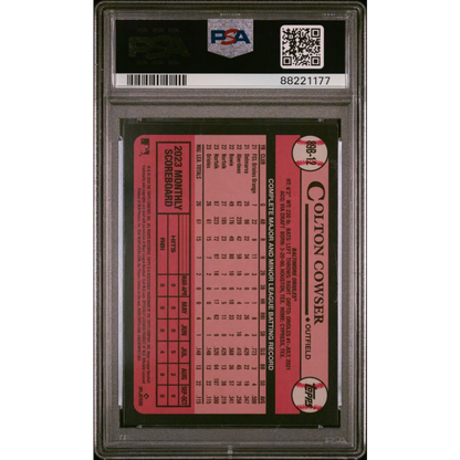 Graded 2024 Topps Colton Cowser #89B12 1989 Topps Rookie RC Baseball Card PSA 10 Gem Mint | PSA 10 Gem Mint Graded Rookie Card | vintageantiquesgifts.com