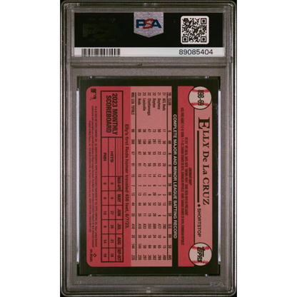 Graded 2024 Topps Elly De La Cruz #89B69 1989 Topps Rookie RC Baseball Card PSA 10 Gem Mint | PSA 10 Gem Mint Graded Rookie Card | vintageantiquesgifts.com