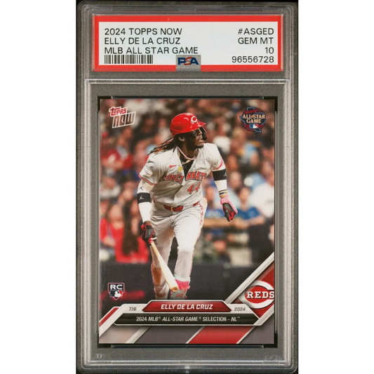 Graded 2024 Topps Now Elly De La Cruz #ASGED MLB All Star Game Rookie RC Baseball Card PSA 10 Gem Mint | Hall of Fame Sports Memorabilia | vintageantiquesgifts.com