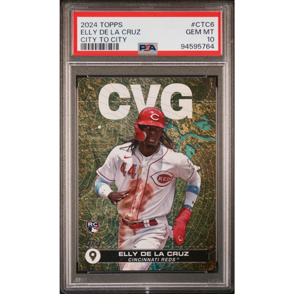 Elly De La Cruz 2024 Topps City to City baseball card in GEM MT 10 condition