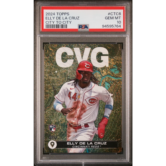 Elly De La Cruz 2024 Topps City to City baseball card in GEM MT 10 condition